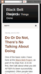 Mobile Screenshot of blackbeltproject.com